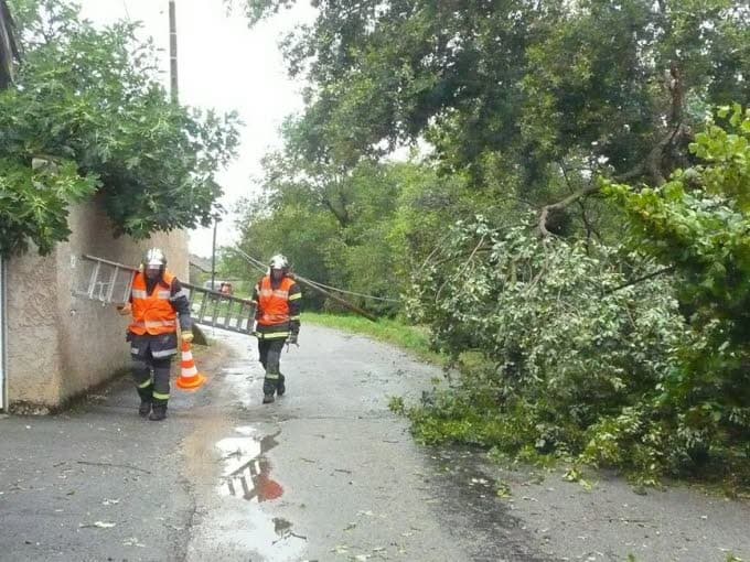 Image d'illustration pour Orages violents en Saône et Loire, Jura et Ain