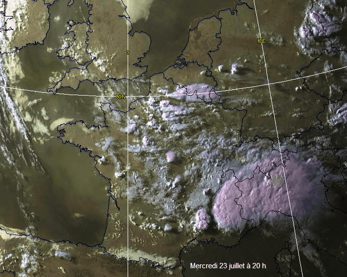 Image d'illustration pour Orages très pluvieux dans les Alpes