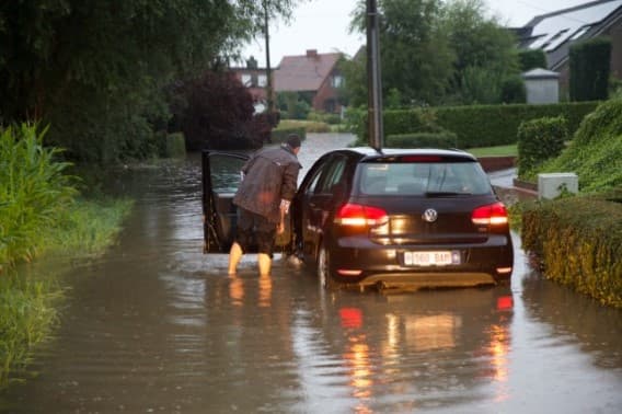 Image d'illustration pour Orage fort sur le Nord Pas de Calais et en Belgique - maisons inondées