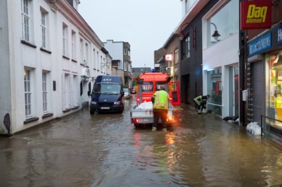 Image d'illustration pour Orage fort sur le Nord Pas de Calais et en Belgique - maisons inondées