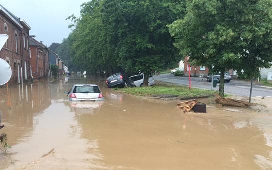Image d'illustration pour Belgique : orage fort, fortes pluies, crue et inondation