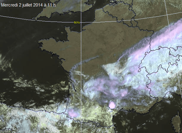 Image d'illustration pour Orage : un foudroyé en Aveyron - Grêle en Cerdagne et en Espagne (Almazan)