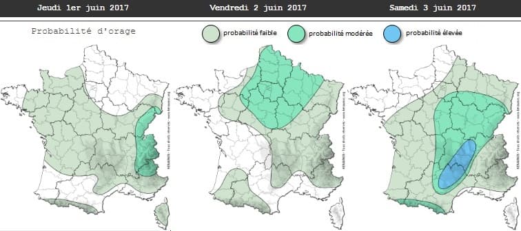 Image d'illustration pour Les orages de la fin mai se prolongent début juin