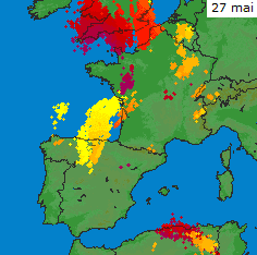 Image d'illustration pour Les orages de la fin mai se prolongent début juin