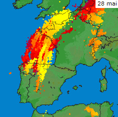 Image d'illustration pour Les orages de la fin mai se prolongent début juin