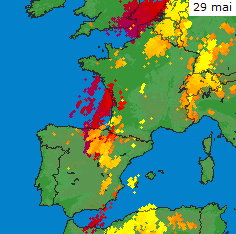 Image d'illustration pour Les orages de la fin mai se prolongent début juin