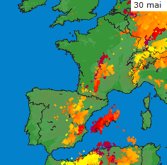 Image d'illustration pour Les orages de la fin mai se prolongent début juin