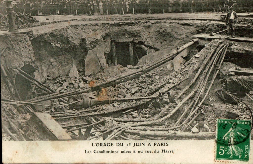 Image d'illustration pour Il y a 100 ans : un terrible orage sur Paris le 15 juin 1914