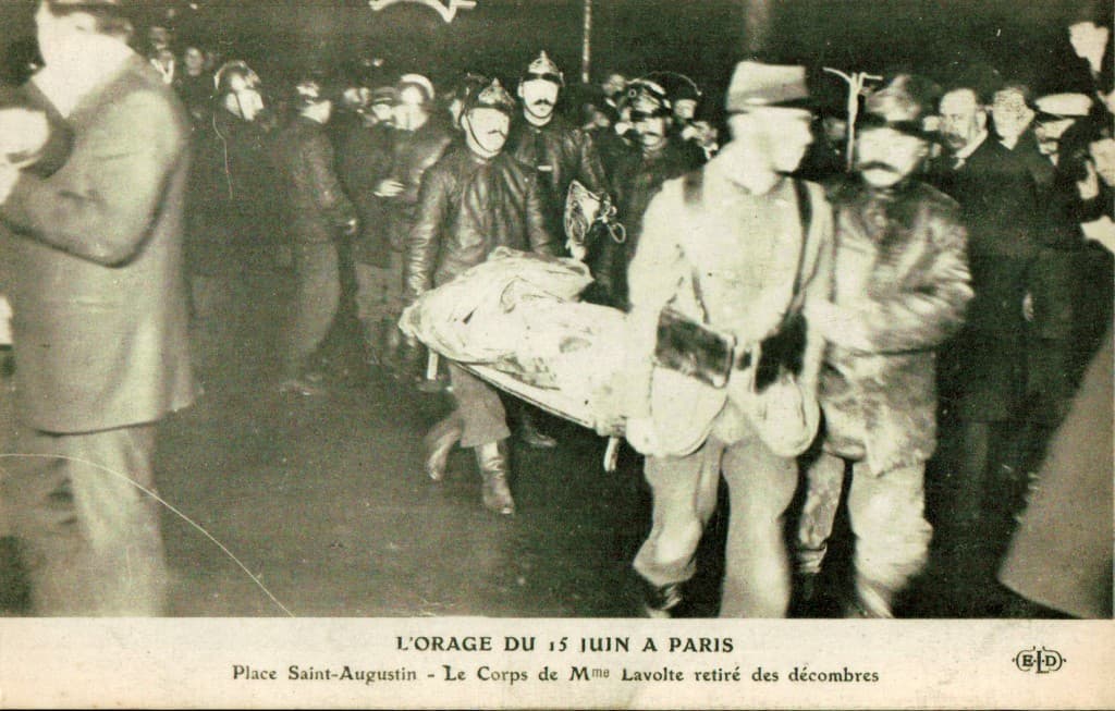 Image d'illustration pour Il y a 100 ans : un terrible orage sur Paris le 15 juin 1914