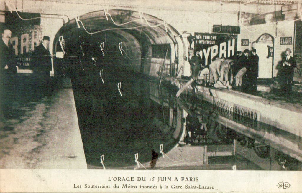 Image d'illustration pour Il y a 100 ans : un terrible orage sur Paris le 15 juin 1914