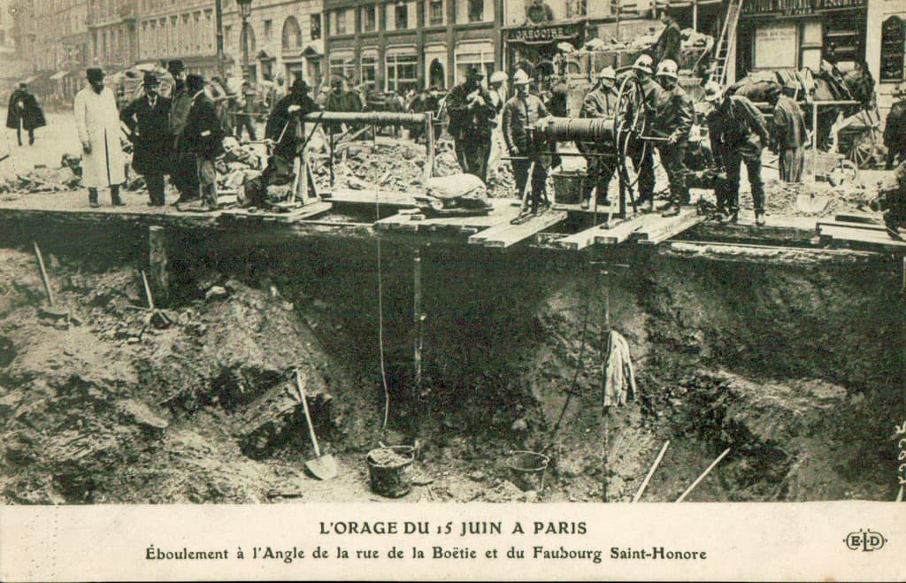 Image d'illustration pour Il y a 100 ans : un terrible orage sur Paris le 15 juin 1914