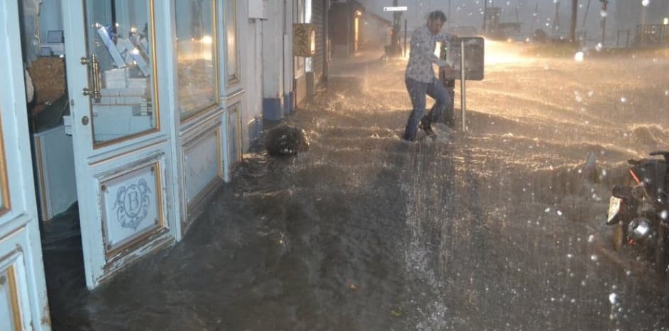 Image d'illustration pour Orage et record de précipitations à Sète