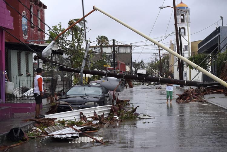 Image d'illustration pour Cyclones au Mexique : l'ouragan Odile fait des dégâts, la tempête Polo menace