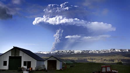 Le volcan Grimsvoetn en éruption