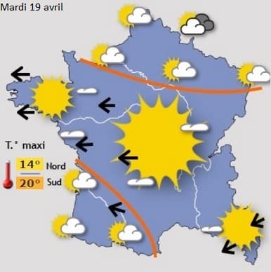 Image d'illustration pour Orages et pluie abondante durant le week-end des 16 & 17 avril