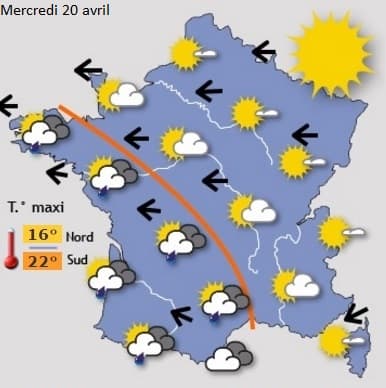 Image d'illustration pour Orages et pluie abondante durant le week-end des 16 & 17 avril