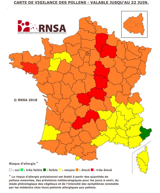 Image d'illustration pour Retour du soleil et des fortes chaleurs, mais aussi des pollens !