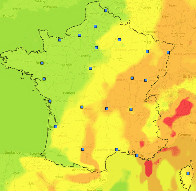 Image d'illustration pour Bilan des pics de pollution du 6 au 8 août