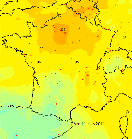 Image d'illustration pour Douceur et pics de pollution remarquables du 7 au 21 mars