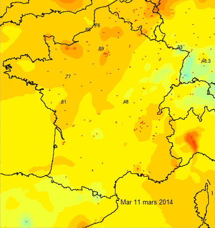 Image d'illustration pour Douceur et pics de pollution remarquables du 7 au 21 mars