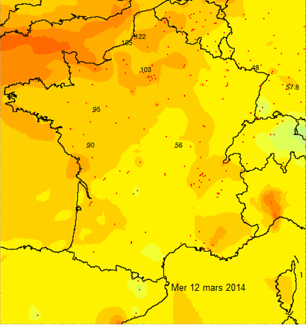 Image d'illustration pour Douceur et pics de pollution remarquables du 7 au 21 mars