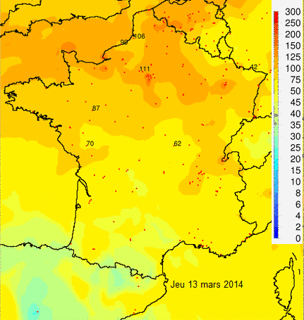 Image d'illustration pour Douceur et pics de pollution remarquables du 7 au 21 mars