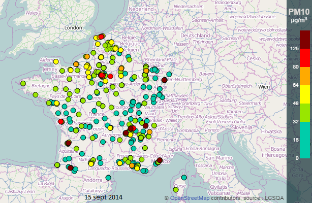 Image d'illustration pour Dégradation de la qualité de l'air - pic de pollution aux particules fines