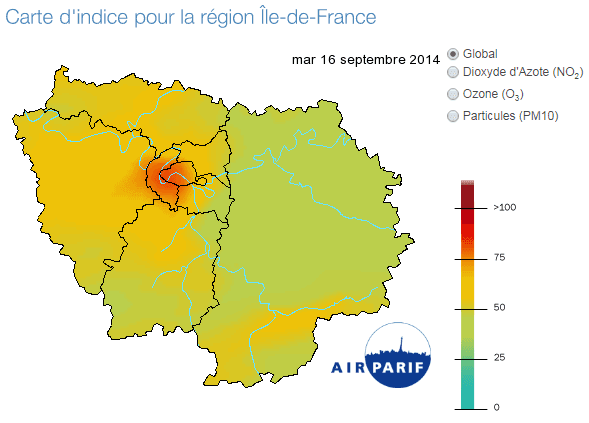 Image d'illustration pour Dégradation de la qualité de l'air - pic de pollution aux particules fines
