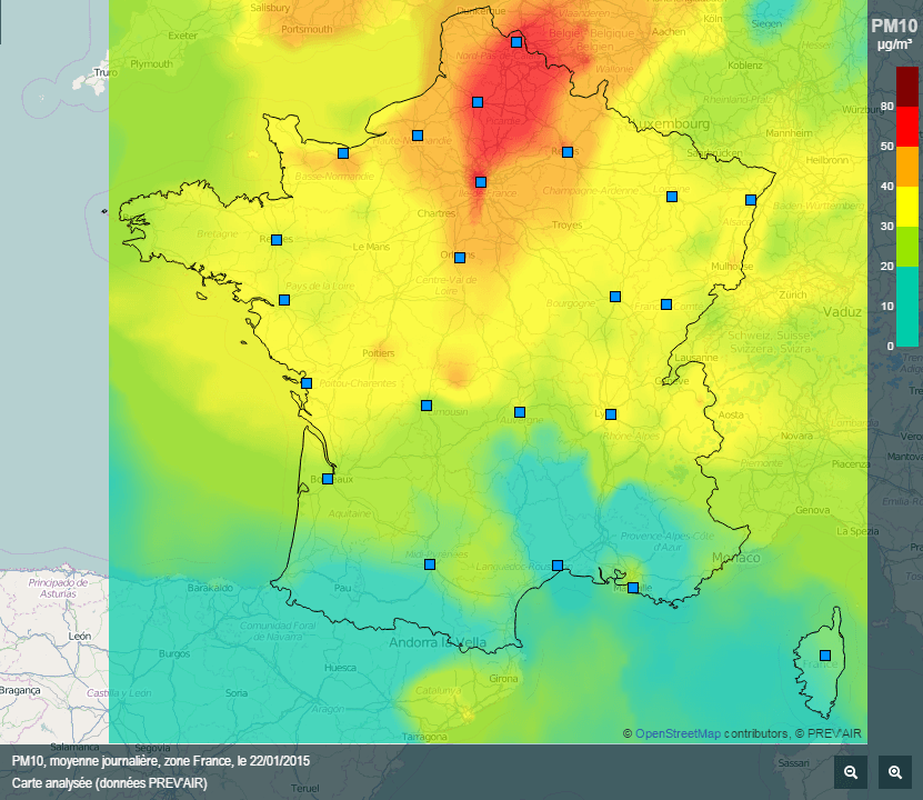 Image d'illustration pour Pic de pollution aux particules fines en France et à Paris