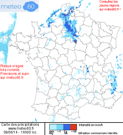 Image d'illustration pour Orage de grêle violent sur Loiret, Yonne et Aube - énormes grêlons