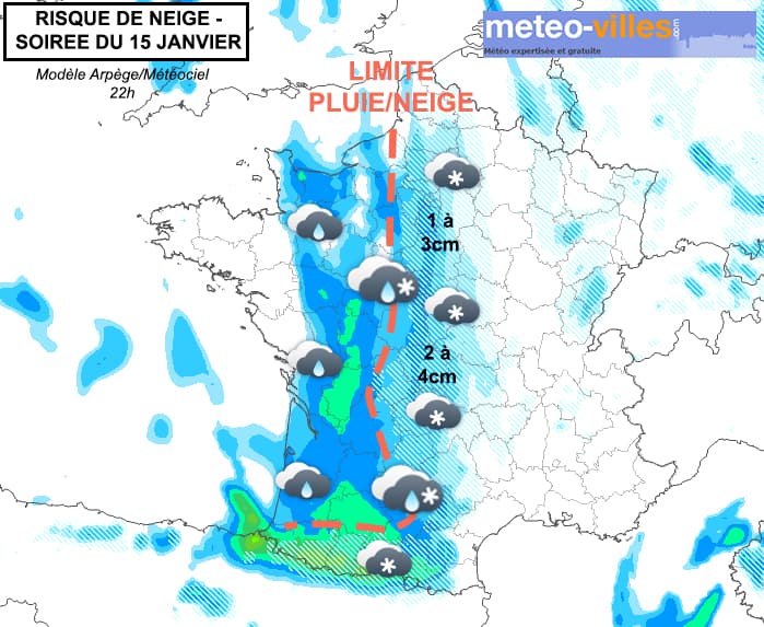 Image d'illustration pour Neige : un axe Picardie - Pyrénées à risque dès ce soir