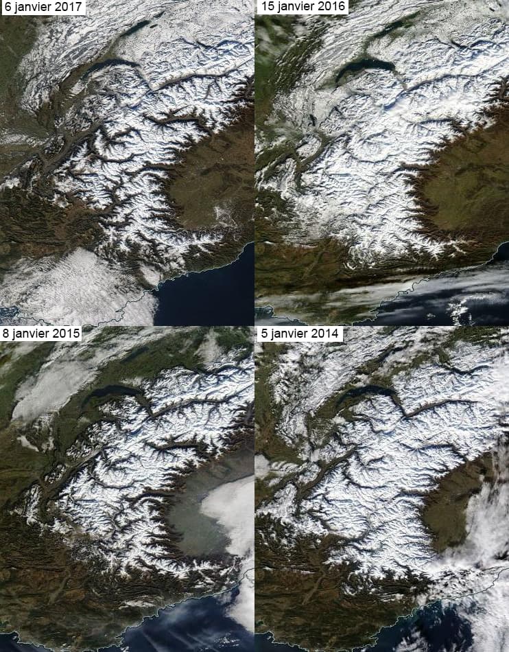 Image d'illustration pour Enneigement en montagne : un déficit aggravé 