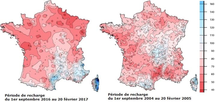 Image d'illustration pour Niveau des cours d'eau très bas par manque de pluie