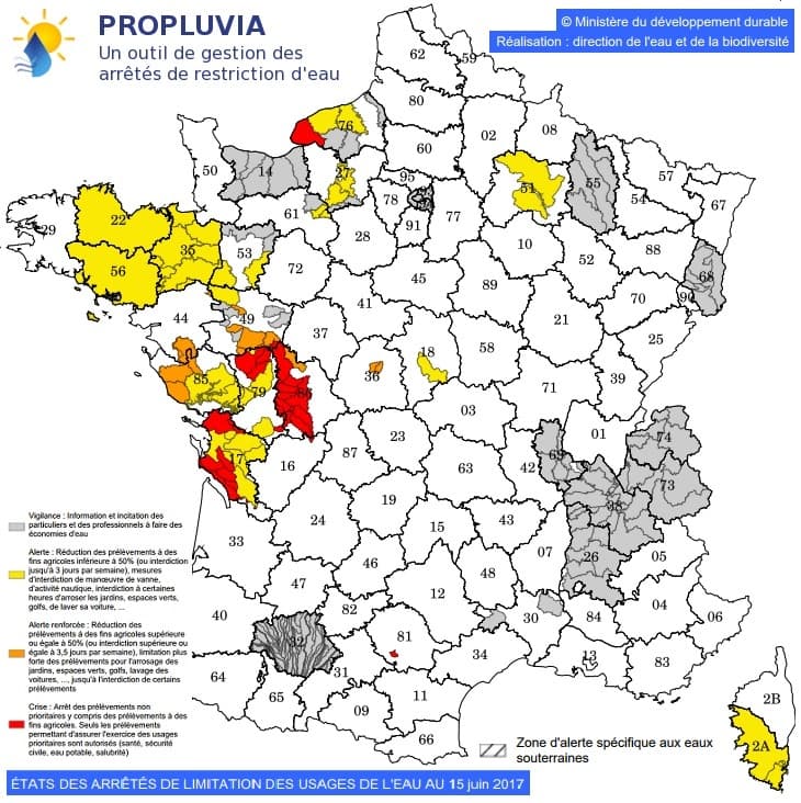 Image d'illustration pour Des orages insuffisants pour juguler la sécheresse