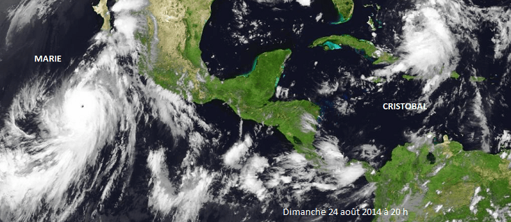 Image d'illustration pour Cyclone : tempête puis ouragan Cristobal sur l'Atlantique