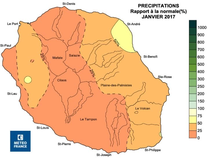Image d'illustration pour Tempête tropicale Carlos sur La Réunion