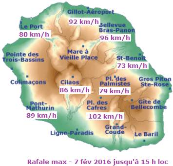 Image d'illustration pour Tempête tropicale Carlos sur La Réunion