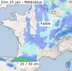 Image d'illustration pour La tempête Egon précède la neige et la vague de froid