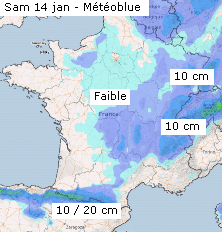 Image d'illustration pour La tempête Egon précède la neige et la vague de froid