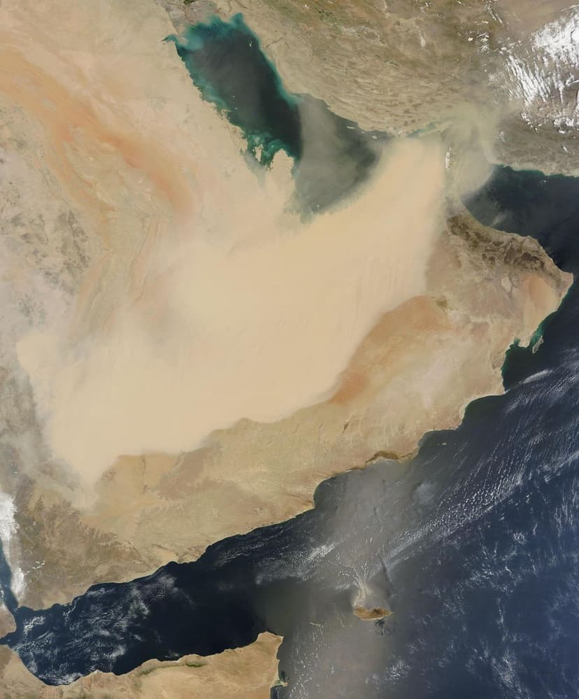 Image d'illustration pour Tempête et vent de sable au Moyen Orient, en Chine et... en Hautes Alpes ?