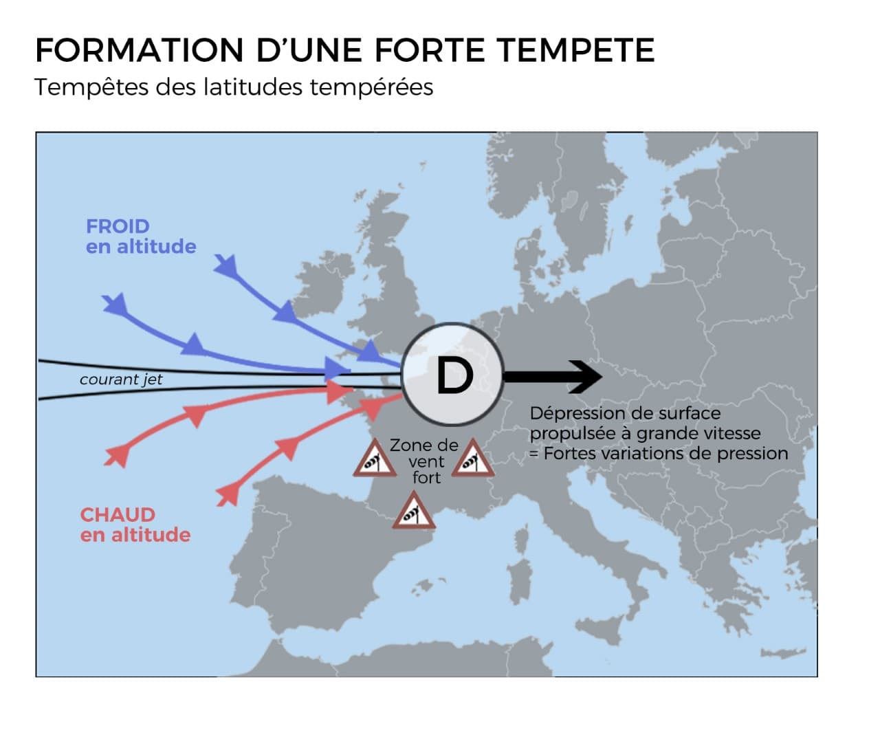 Image d'illustration pour Jorge : Nouvelle vigilance tempête sur la moitié Nord