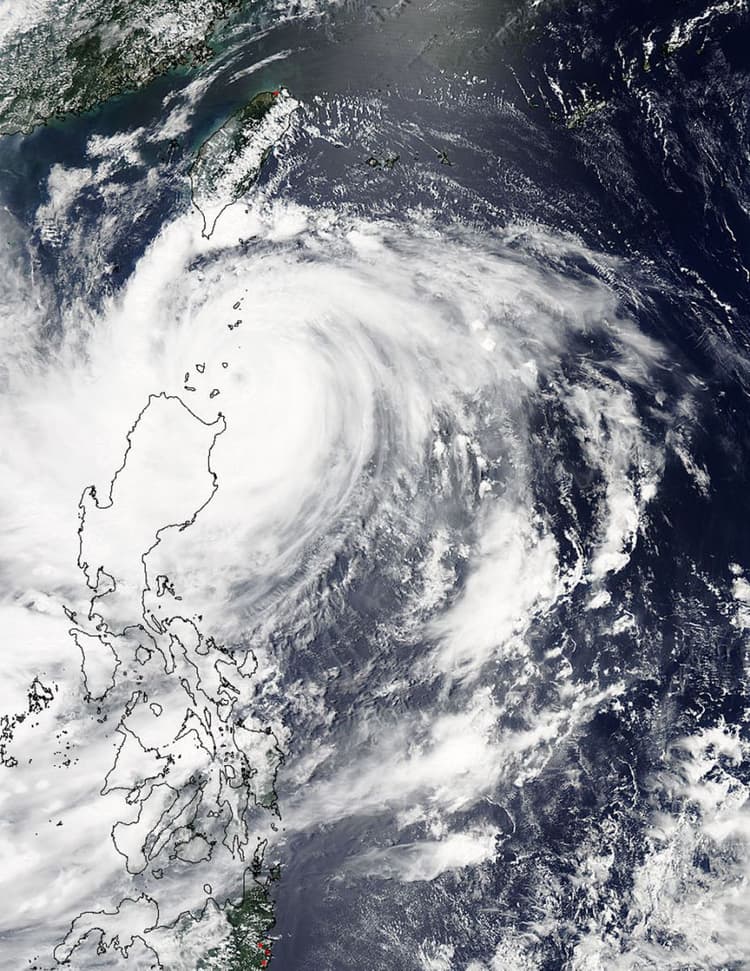 Image d'illustration pour Typhon Goni : victimes et dégâts entre Philippines, Taïwan, Japon et Corée