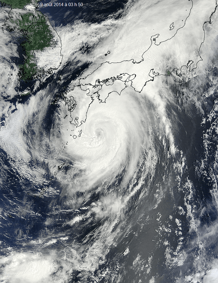 Image d'illustration pour Typhon Halong - pluies remarquables - 10 morts au Japon, 2 aux Philippines