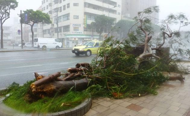 Image d'illustration pour Cyclone : typhon Neoguri (Pacifique - Japon - Okinawa)