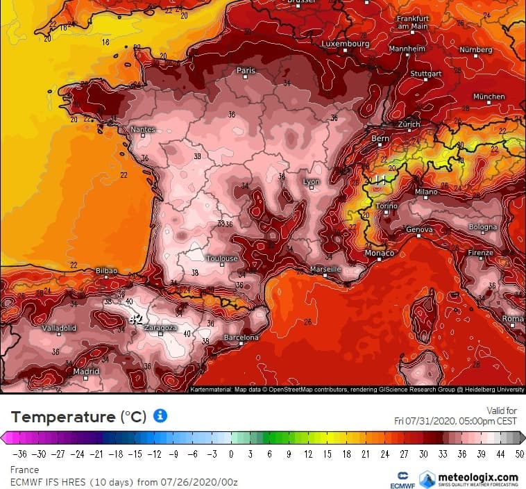 Image d'illustration pour Coups de chaleur marqués la semaine prochaine sur le pays 