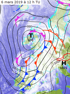 Image d'illustration pour Tempête en montagne et orages : un 6 mars agité