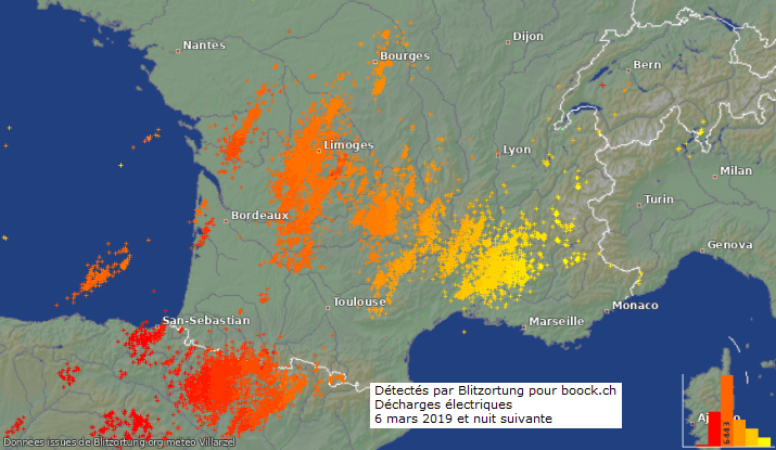Image d'illustration pour Tempête en montagne et orages : un 6 mars agité