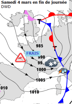 Image d'illustration pour Vigilance : vent, orage et neige au Sud vendredi et samedi