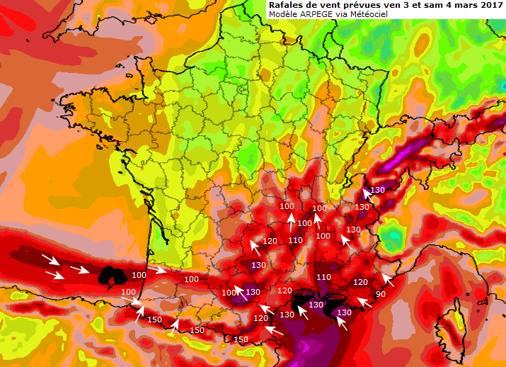 Image d'illustration pour Vigilance : vent, orage et neige au Sud vendredi et samedi