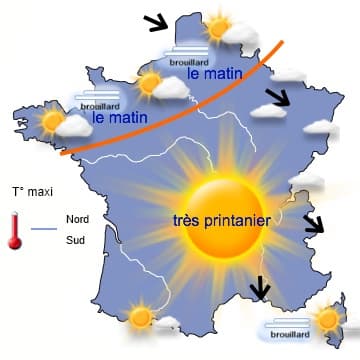 Semaine ensoleillée et week-end de Pâques plus mitigé 